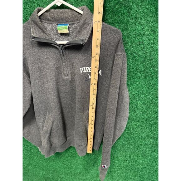 Gray University of Virginia Pullover Sweatshirt Sz Medium Unisex Y2K - Picture 5 of 6